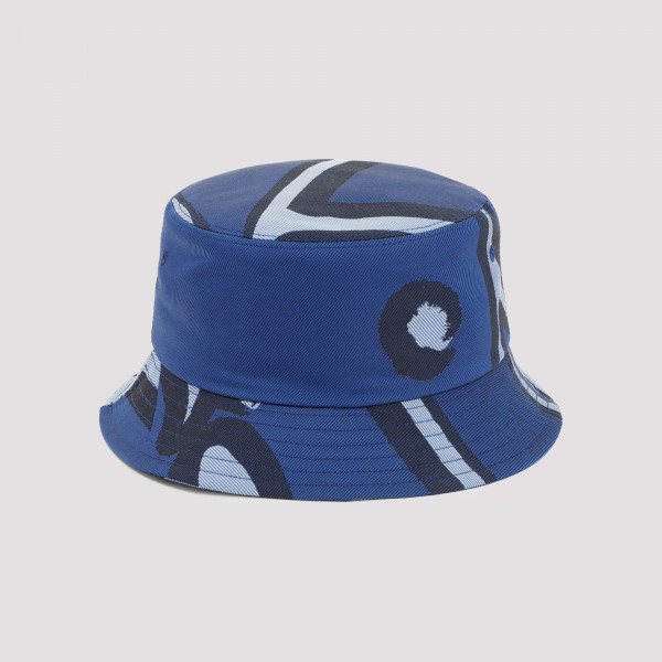 Shop Berluti Giant Scritto Bucket Hat S In D Blue Black