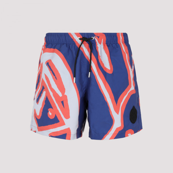 Shop Berluti Swim Shorts S In D Bluebonnet Flamingo