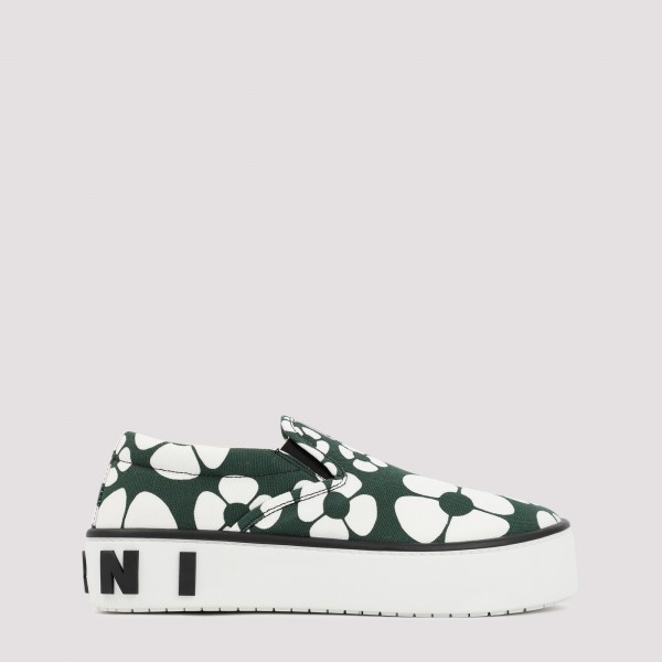 Shop Carhartt X Marni Paw Slip On Shoes 43 In Zo Forest Green Stone White