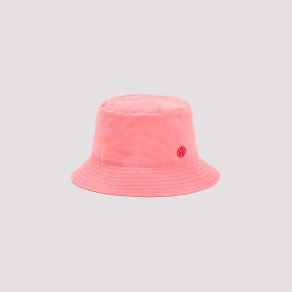 Shop Maison Michel Jason Hat S In Neon Pink