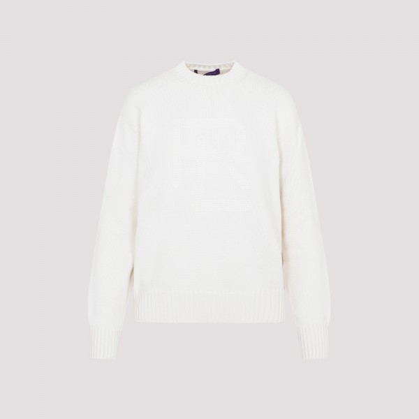 Shop Ralph Lauren Collection Pullover S In Off White
