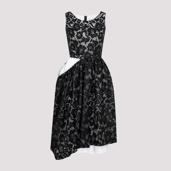Shop Comme Des Garçons Dress Xs In Black X White