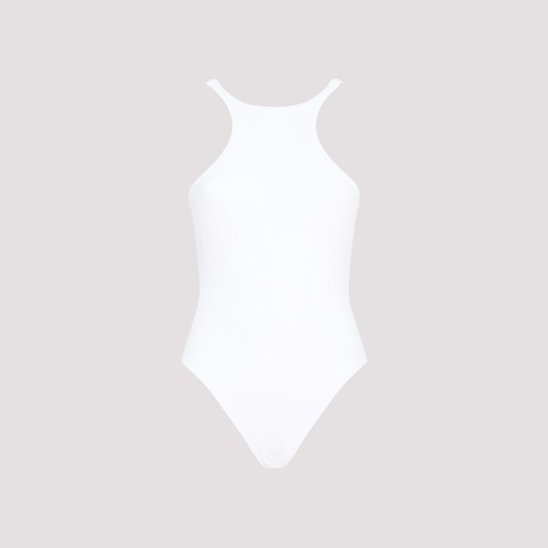 Shop Attico The  One Piece Swimsuit Xs In White