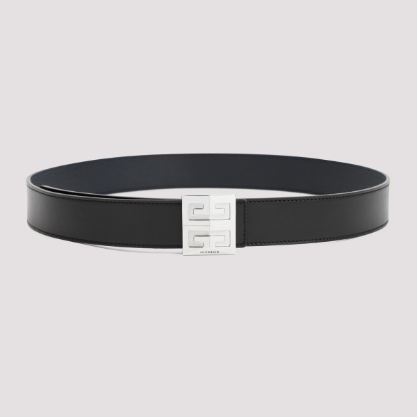 Shop Givenchy 4g Reversible Belt 95 In Black Dark Blue