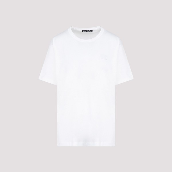 Shop Acne Studios Cotton T-shirt Xl In Optic White
