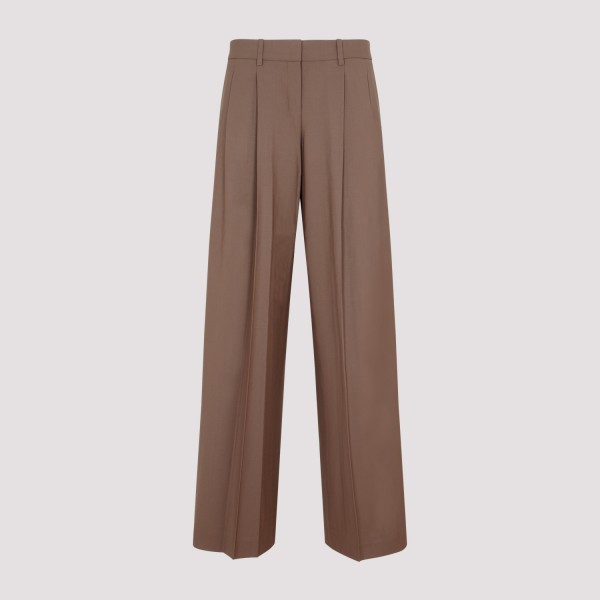 THEORY THEORY PLEATED LOW-RISE PANTS,113519