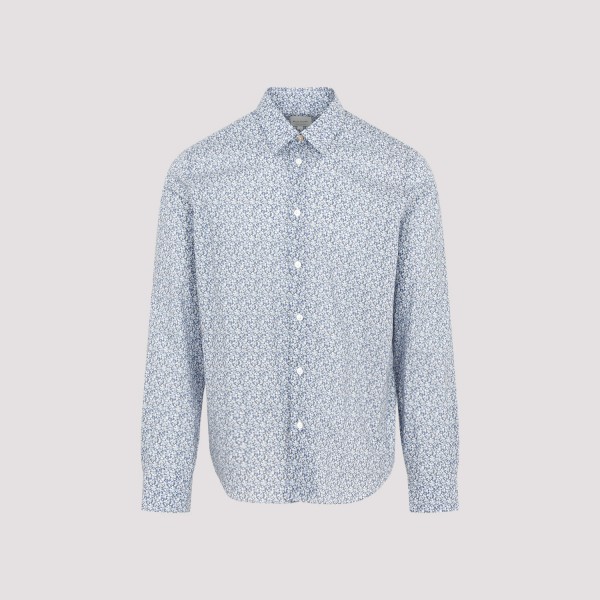 Shop Paul Smith Cotton Shirt Xl In Light Blue