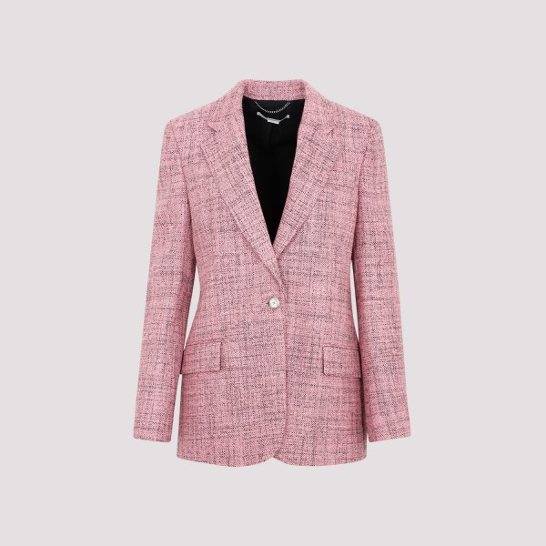 Shop Stella Mccartney Slim Boyfriend Jacket 40 In Pink
