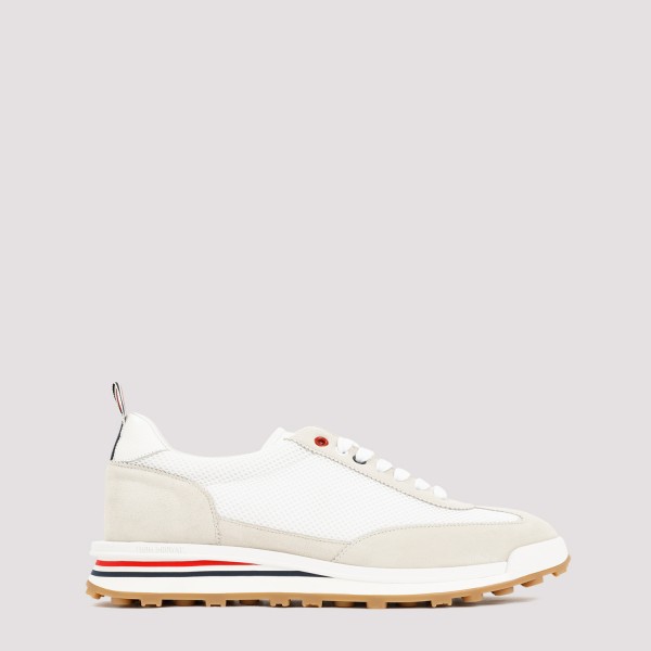 Shop Thom Browne Tech Runner Sneakers 9+ In White