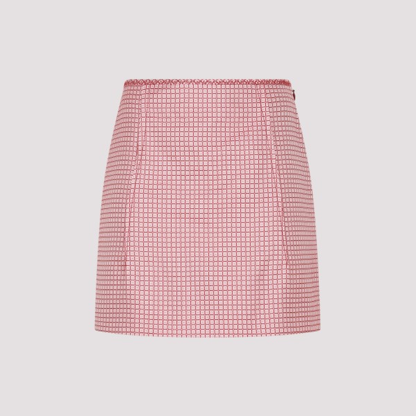 Shop Lanvin A-line Short Skirt 36 In Rosewood
