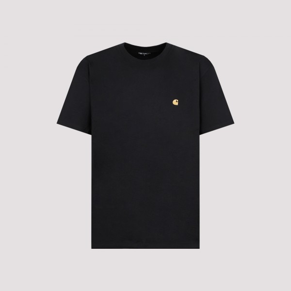 Shop Carhartt Wip Chase T-shirt S In Black Gold