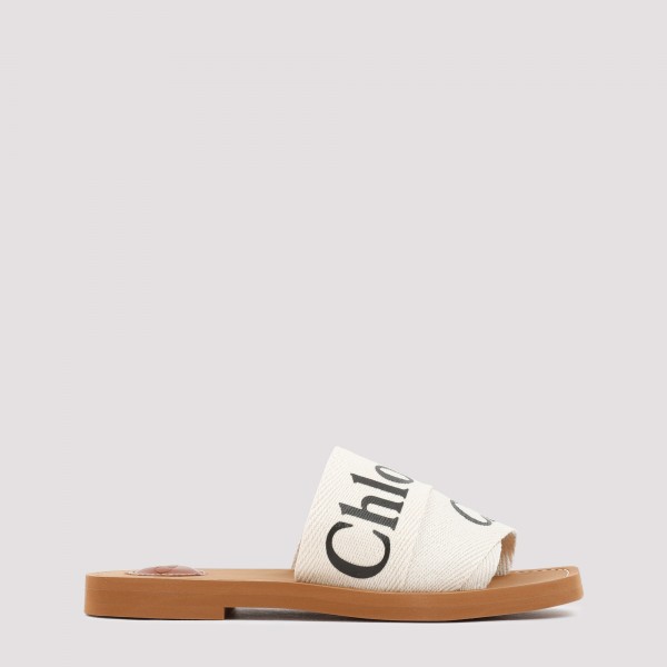 Shop Chloé Woody Open-toe Sandals 36 In  White