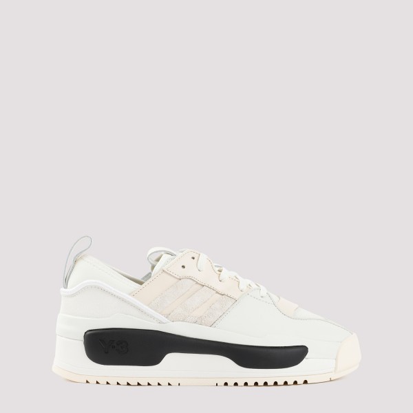Shop Y-3 Rivalry Sneakers 12 In Off White Wonder White