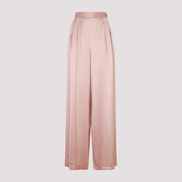 Shop Fabiana Filippi Fluid Pants 38 In Rosa Medio