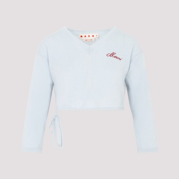 Shop Marni Sweater 42 In B Light Blue