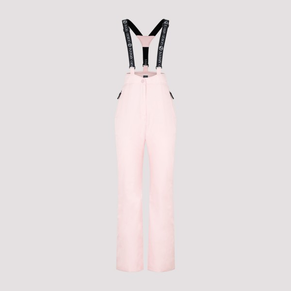 Shop Giorgio Armani Polyester Trousers 40 In Uql Chalk Pink