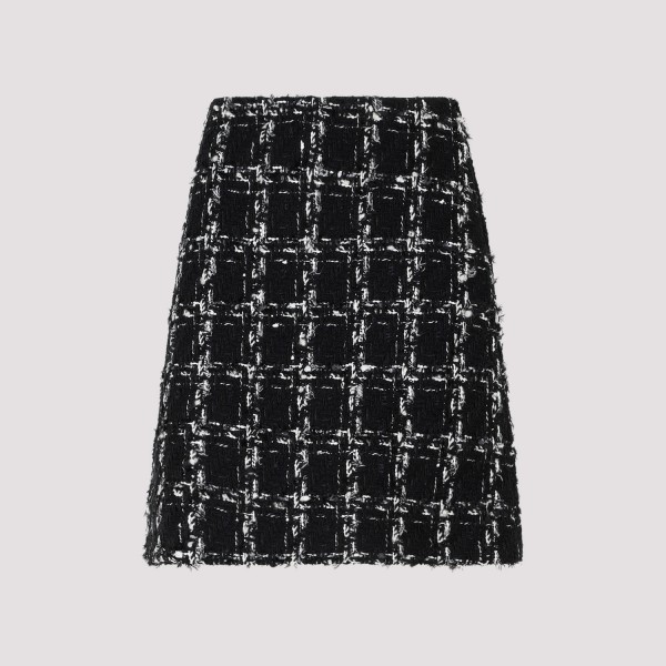 Shop Giambattista Valli Polyester Mini Skirt 40 In M Black White