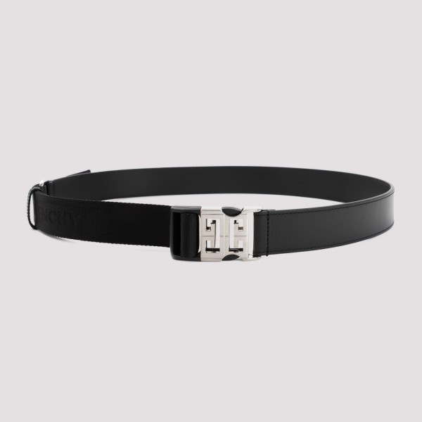 Givenchy Branded 4g Buckle Belt In Black