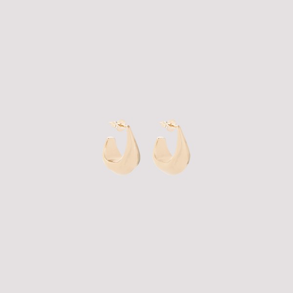 Lemaire Curved Mini Drop Earrings In Ye Gold
