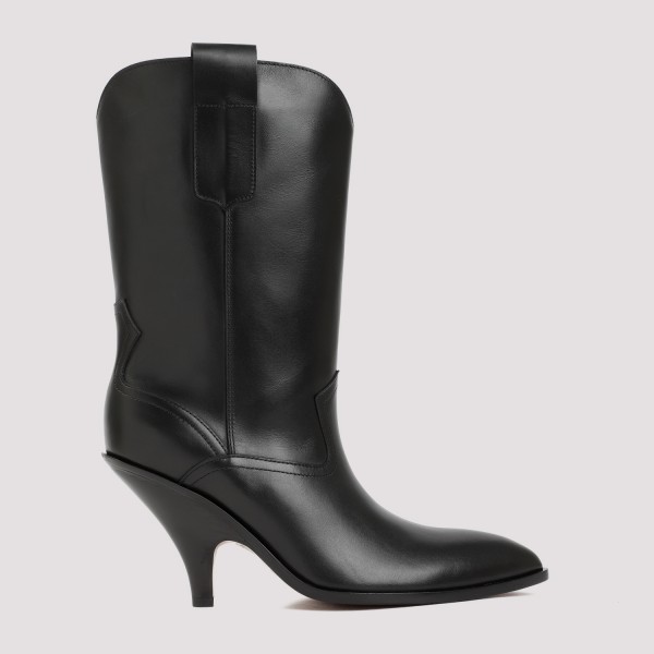 Shop Bally Lavyn Leather Boots 39+ In U Black