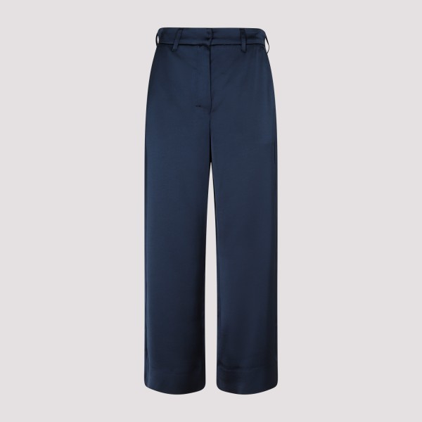 Shop Max Mara `s Monza Pants 38 In Blu Notte