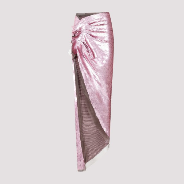 Shop Rick Owens Edfu Skirt 40 In Dust Pink