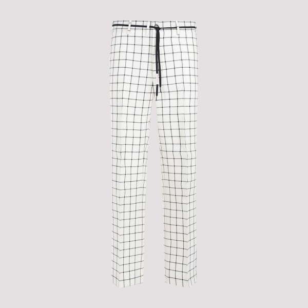 Shop Marni Trousers 50 In Chw Stone White