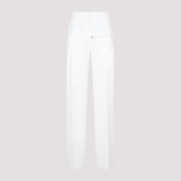 Shop Jacquemus Criollo Pants 36 In White