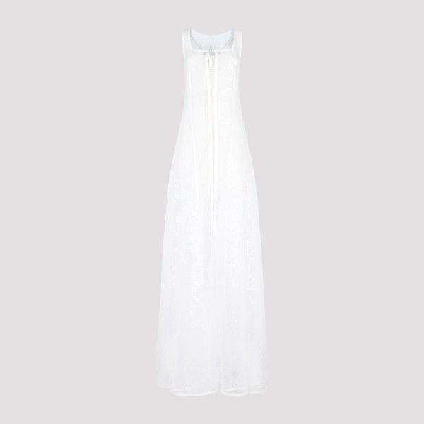 Shop Jacquemus Dentelle Dress 34 In White
