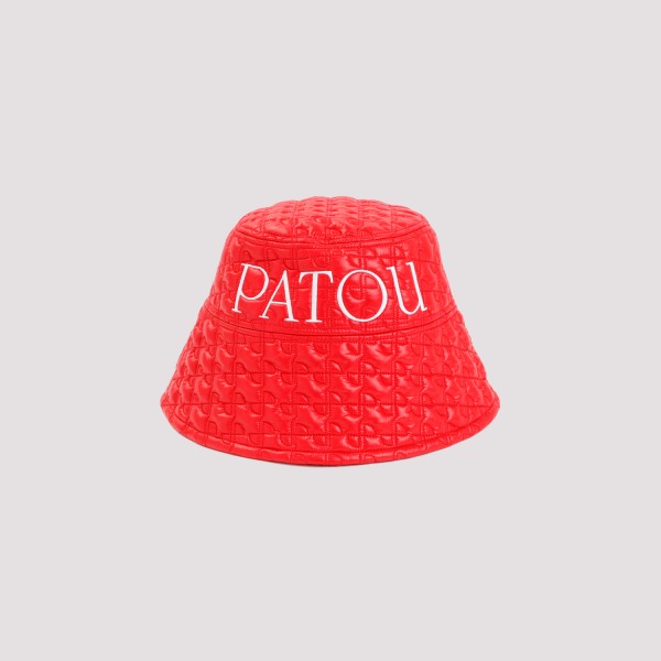 Patou Bucket Hat In R Red Ski Slope