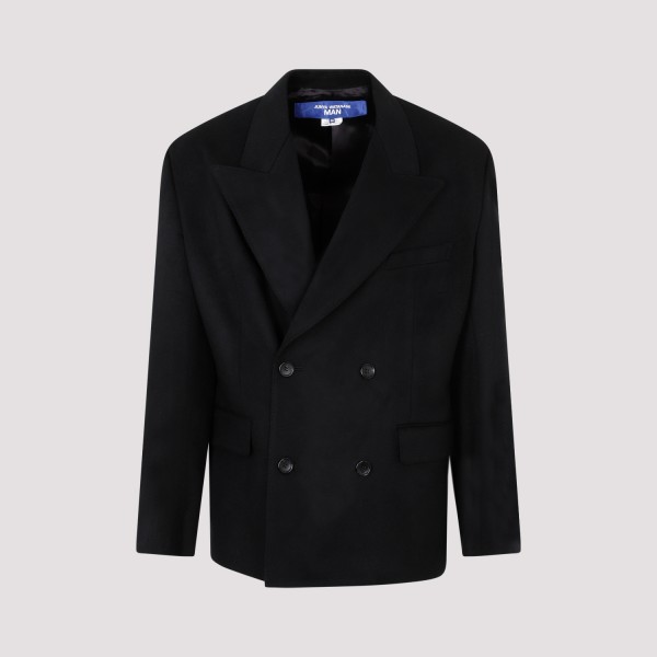 Shop Junya Watanabe Wool Jacket S In Black