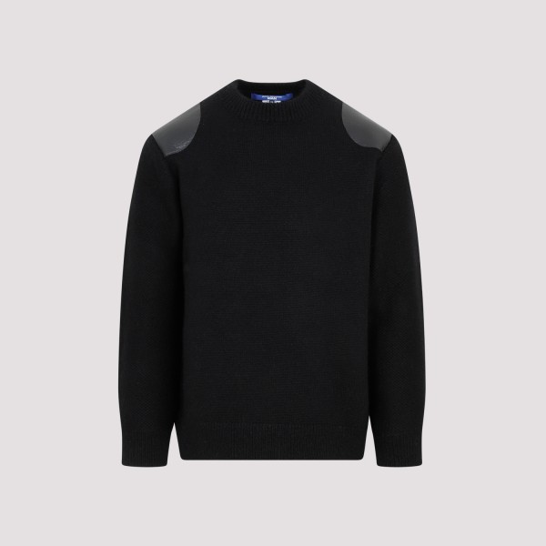 Shop Junya Watanabe Wool Sweater L In Black