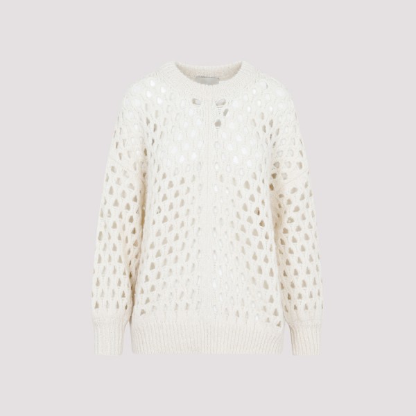 Shop Isabel Marant Tane Sweater 38 In Ec Ecru