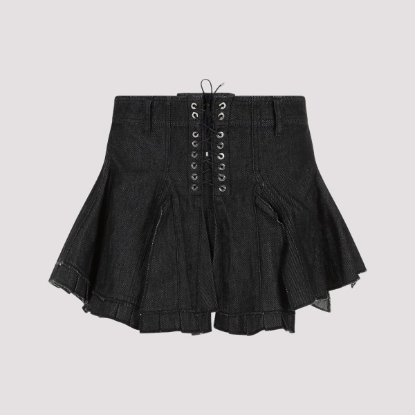 Shop Ludovic De Saint Sernin Pleated Mini Skirt S