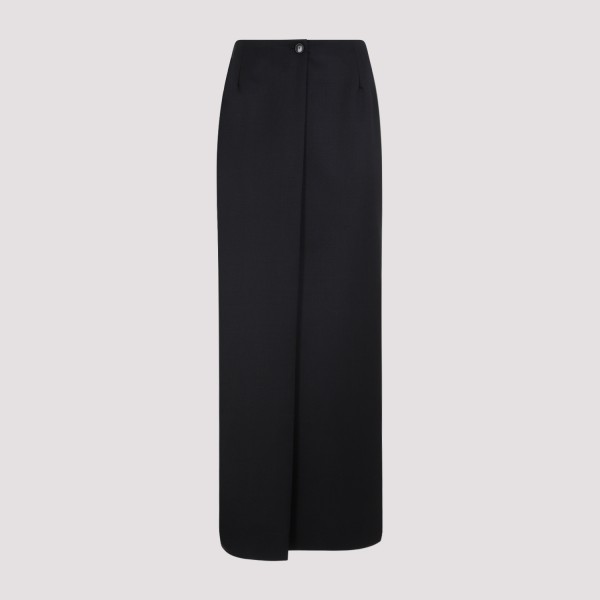 Shop Givenchy Low Waist Skirt 34 In Black