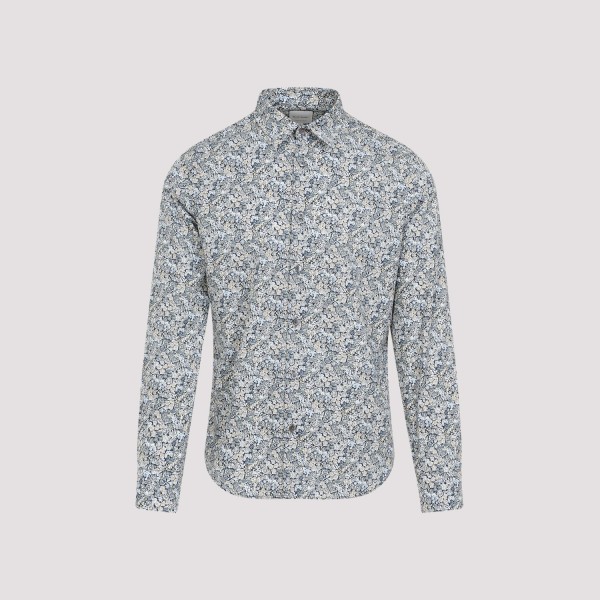 Shop Paul Smith Liberty Shirt S In Military Green