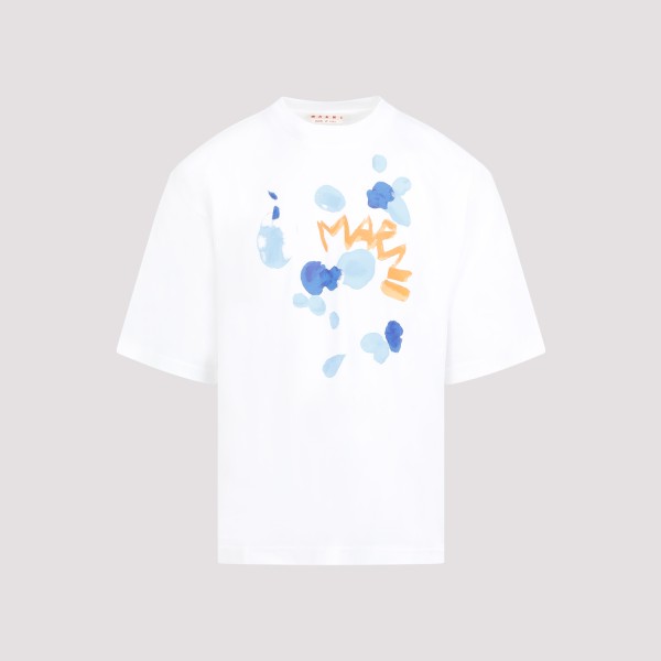 Shop Marni T-shirt 52 In Dfw Lily White