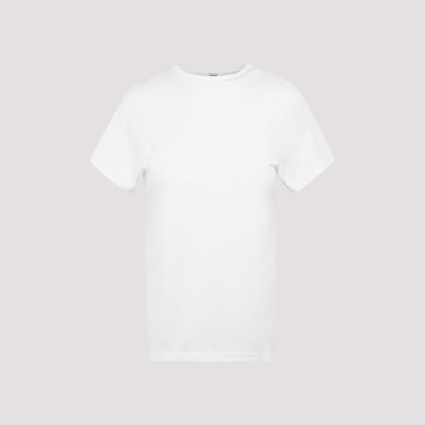 Shop Totême Toteme Curved Seam T-shirt S In Off White
