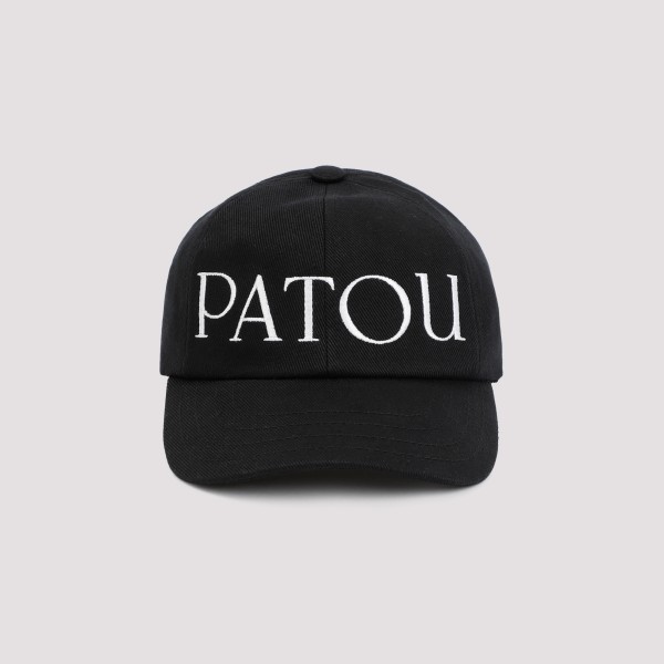 Shop Patou Cotton Logo Cap S In B Black