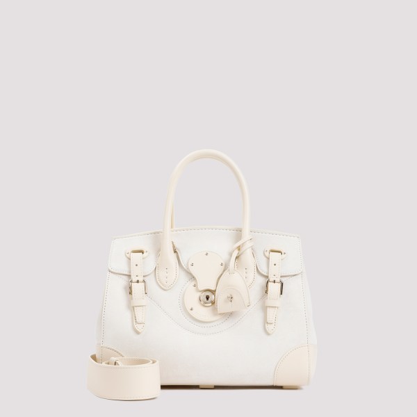 Shop Ralph Lauren Collection Ricky 27 Small Satchel Bag Unica In Butter