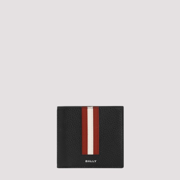 Bally Wallet In Ip Black Red