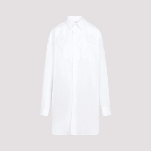 Shop Maison Margiela Shirt 40 In Optic White