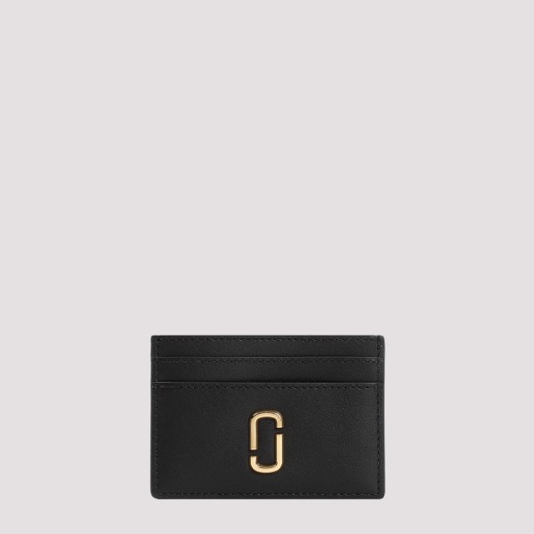 Shop Marc Jacobs Cow Leather Card Case Unica In Black