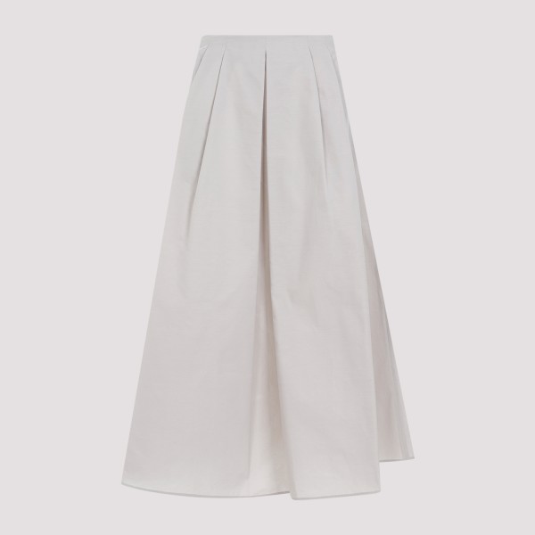 Max Mara `s Renoir Long Skirt In White