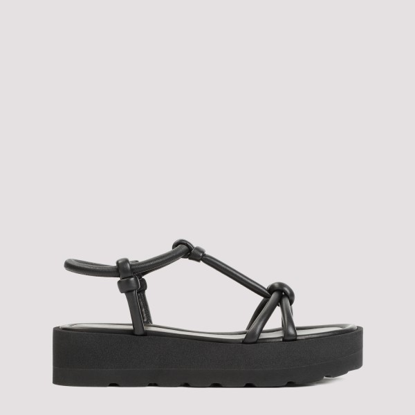 Shop Gianvito Rossi Marine Nappa Sandals 37+ In Nero Black