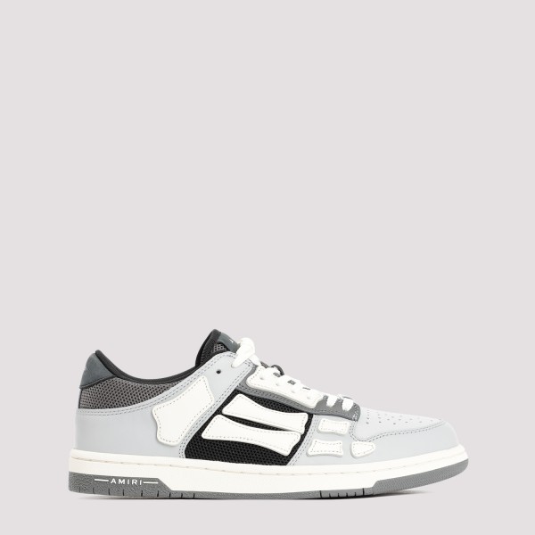 Shop Amiri Skeltop Low Sneakers 42 In Grey