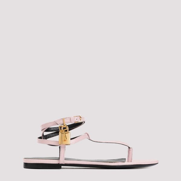 Shop Tom Ford Flat Sandals 36 In P Pastel Pink