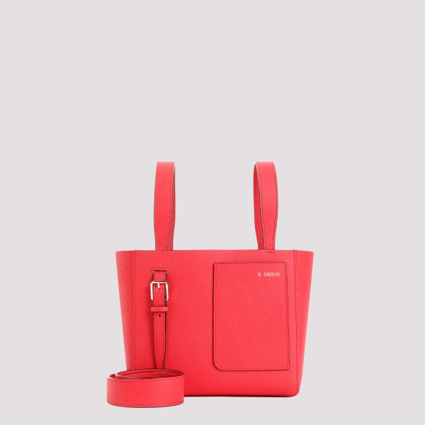 Shop Valextra Bucket Mini Bag Unica In Ptg Tango