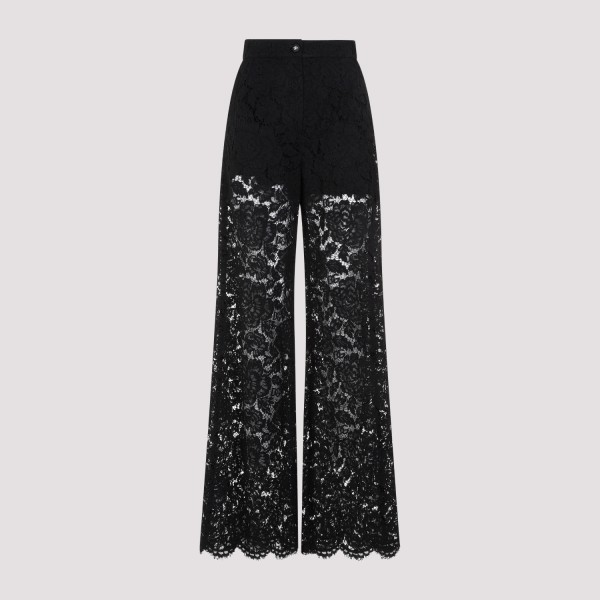 DOLCE & GABBANA DOLCE & GABBANA LACE PANTS 38