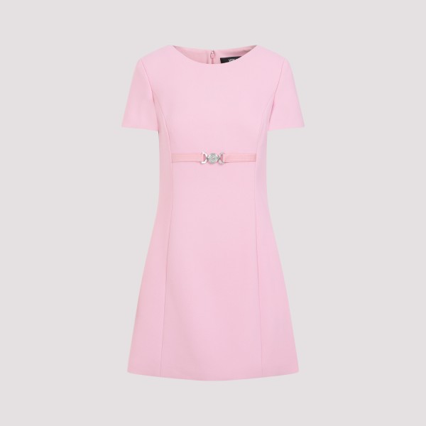 Shop Versace Mini Dress 40 In Pr Pale Pink